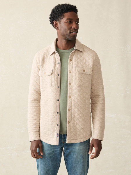 Epic Quilted Fleece CPO - Oatmeal Melange