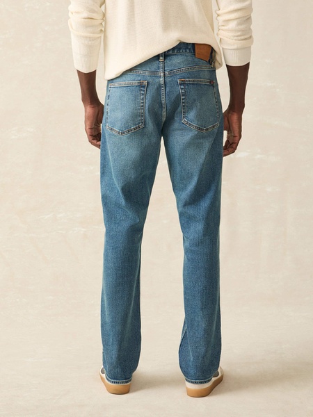 Organic Cotton Slim Straight Denim (32" Inseam) - East Lake Wash