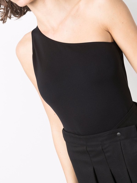 open-back asymmetric bodysuit