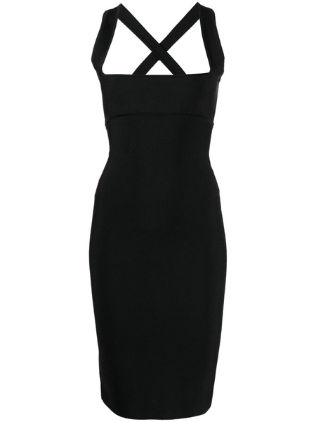 scoop-neck pencil dress