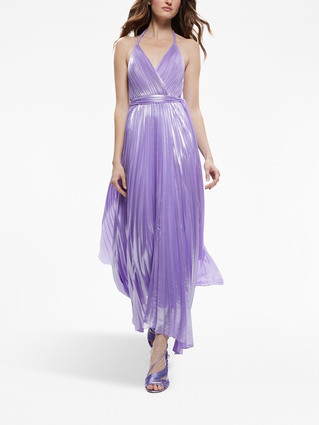 Arista pleated maxi dress