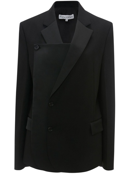 panelled double-breasted blazer