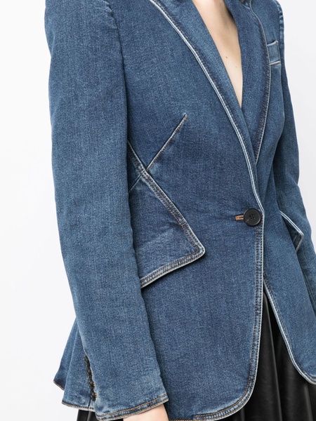 One Butt denim blazer