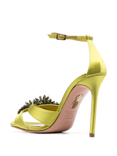 Margarita 110mm satin sandals