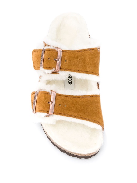 shearling sandals