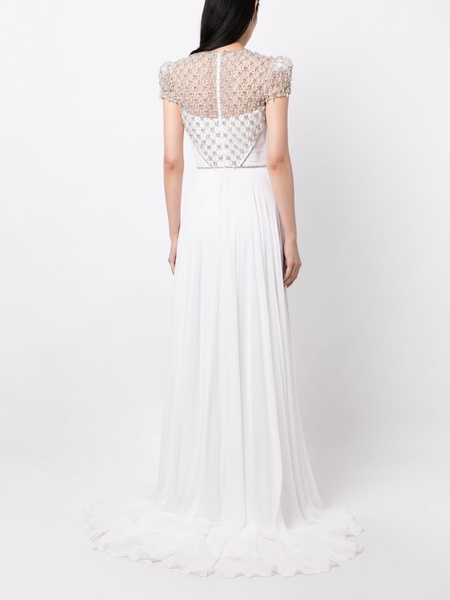 Oskari crystal-embellished gown