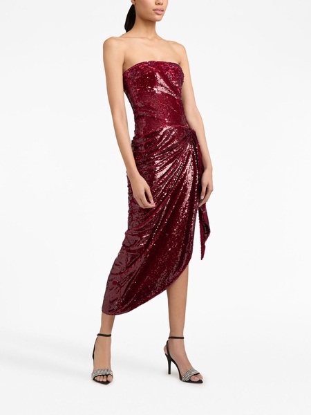 Shea sequinned midi dress