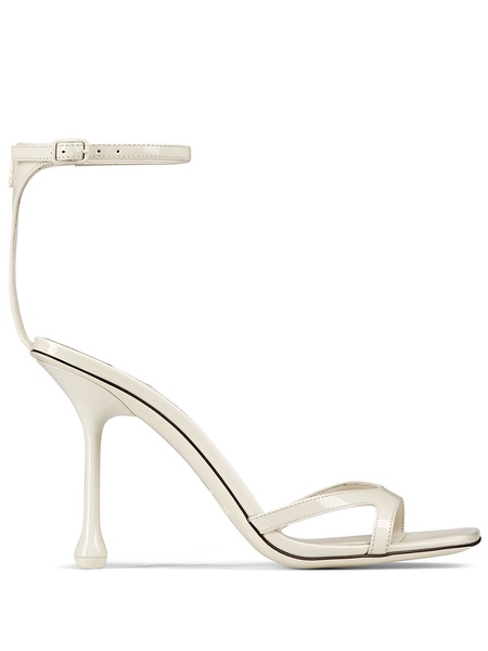 Ixia 95mm patent leather sandals