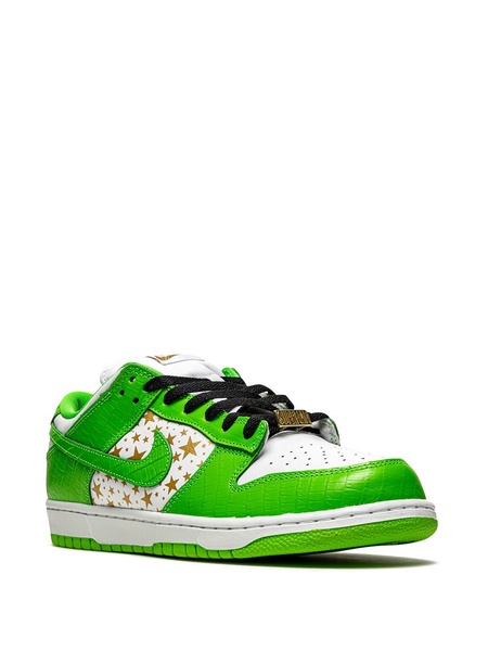 x Supreme SB Dunk Low "Stars - Mean Green" sneakers