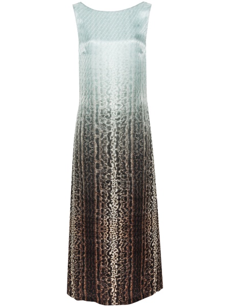 FF-jacquard snake maxi dress