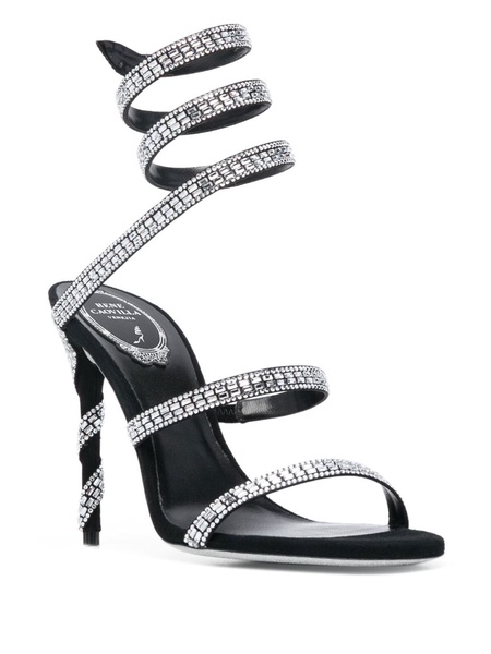 115mm crystal-embellished sandals