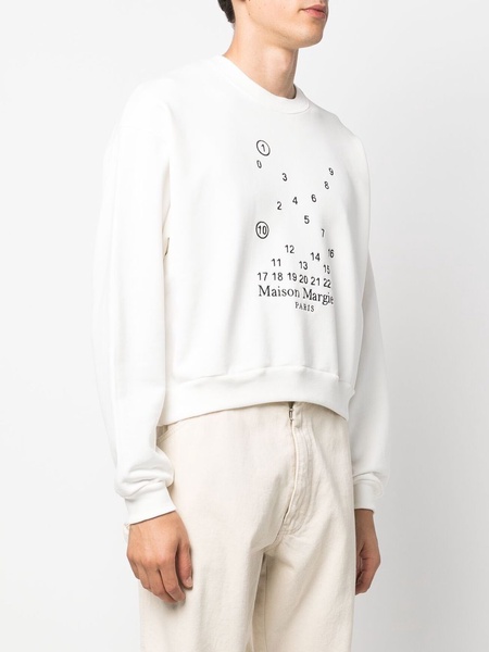 logo-print cotton sweatshirt