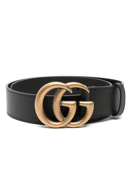 Double G leather belt