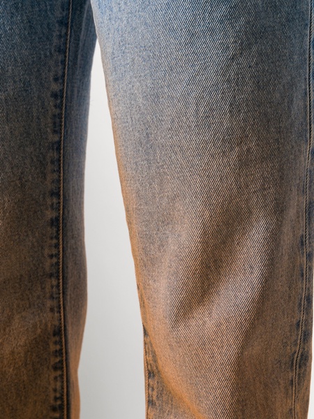 Degrade two-tone jeans