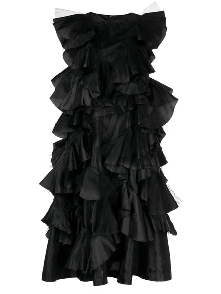 ruffled A-line dress