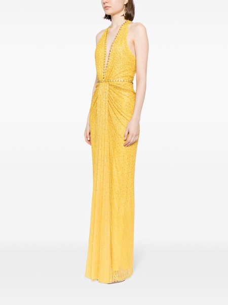 Petunia embellished gown