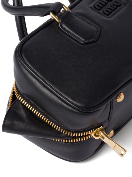 mini Arcadie leather top-handle bag