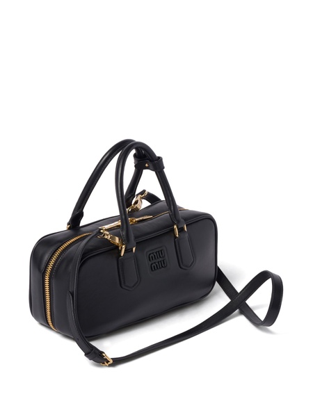 mini Arcadie leather top-handle bag