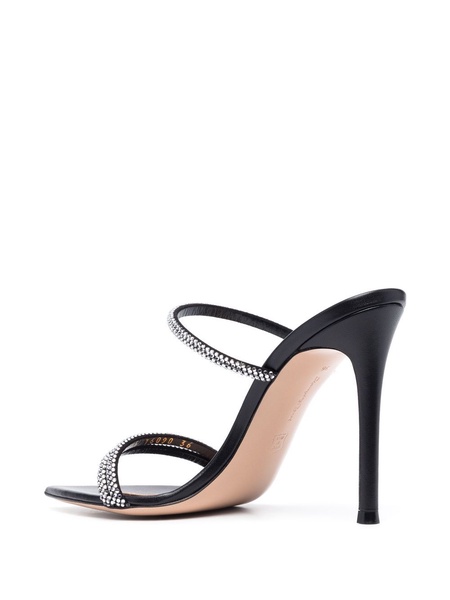 Cannes 105mm leather sandals