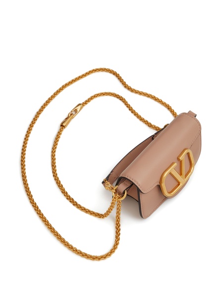 micro Locò leather shoulder bag