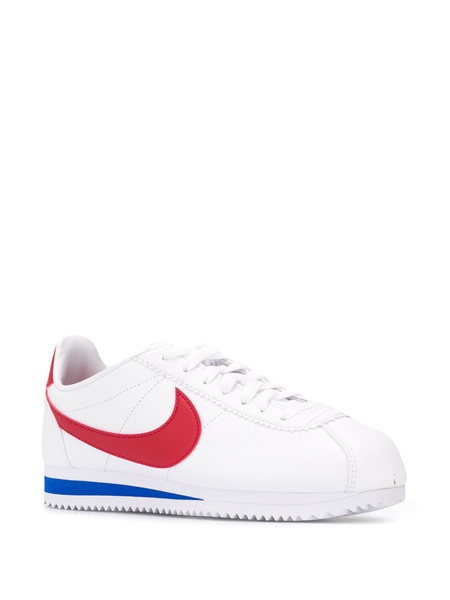 Classic Cortez "White/Varsity Red" leather sneakers