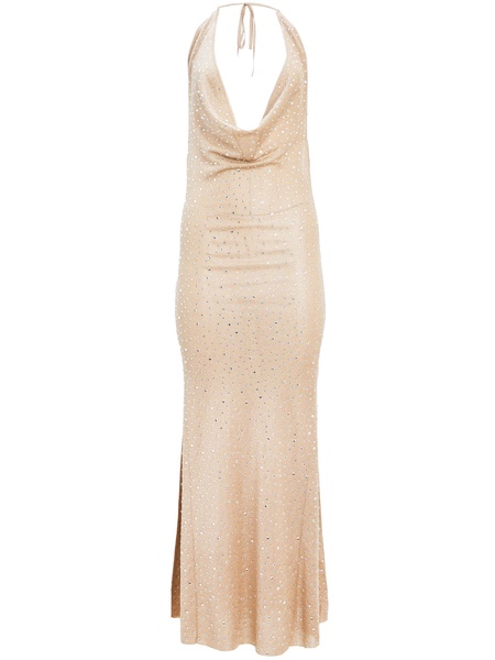 Saar embellished plunge-neck dress