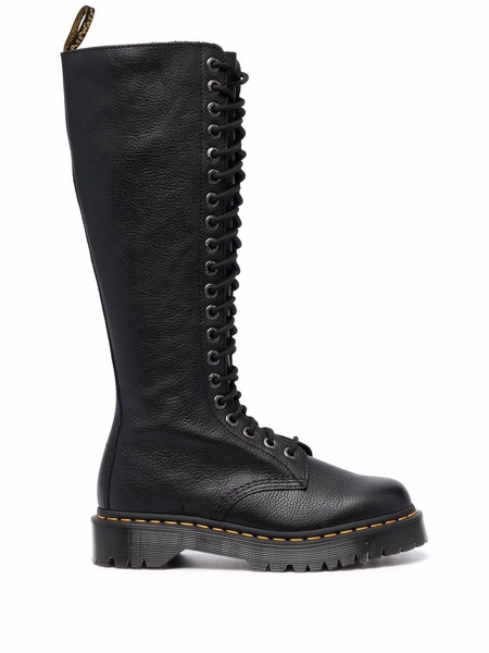 1B60 lace-up leather boots