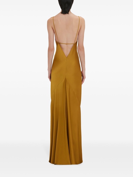 low-back maxi dress