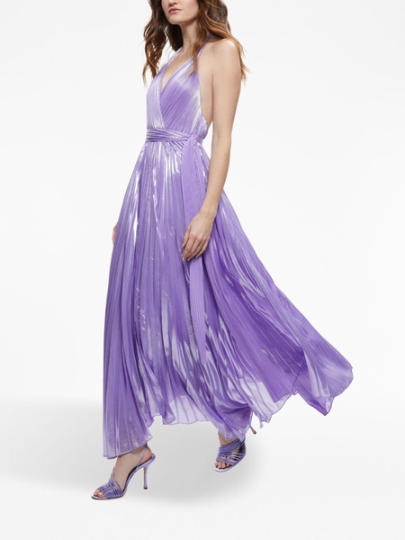 Arista pleated maxi dress