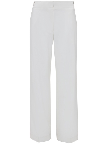 rivet-detailing straight-leg trousers