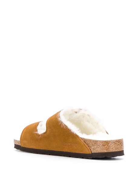 shearling sandals