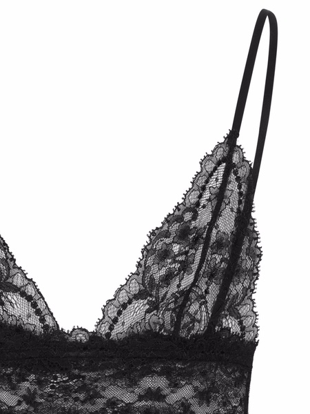 spaghetti-strap lace bralette