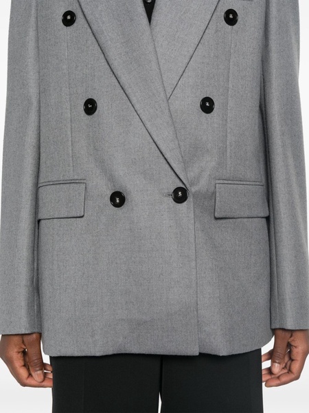 wool double-breasted blazer