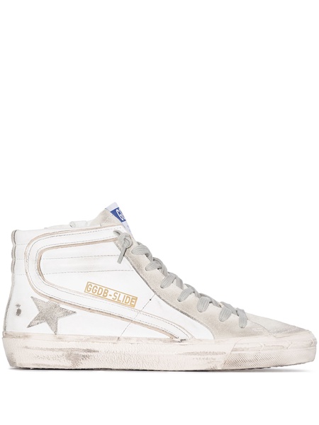 Slide high-top sneakers