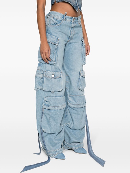 wide-leg cargo jeans