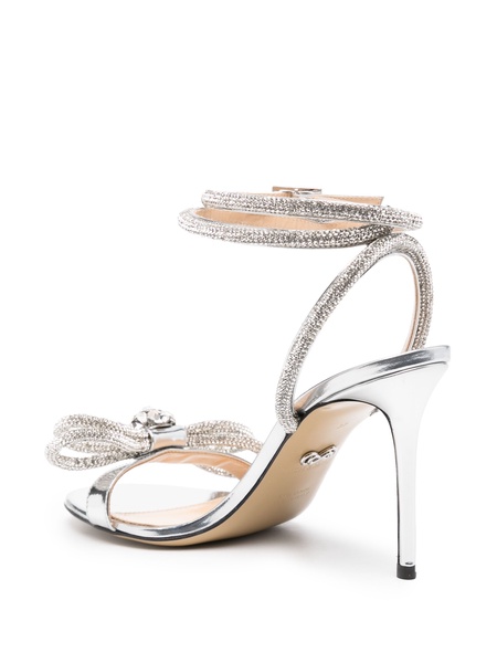 100mm double-bow sandals