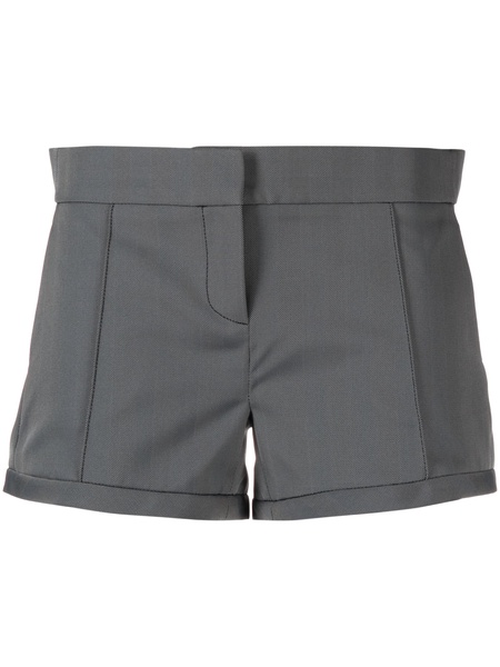 herringbone tailored shorts