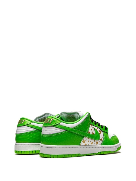 x Supreme SB Dunk Low "Stars - Mean Green" sneakers