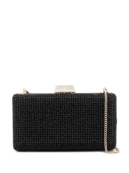 Clemmie crystal-embellished clutch