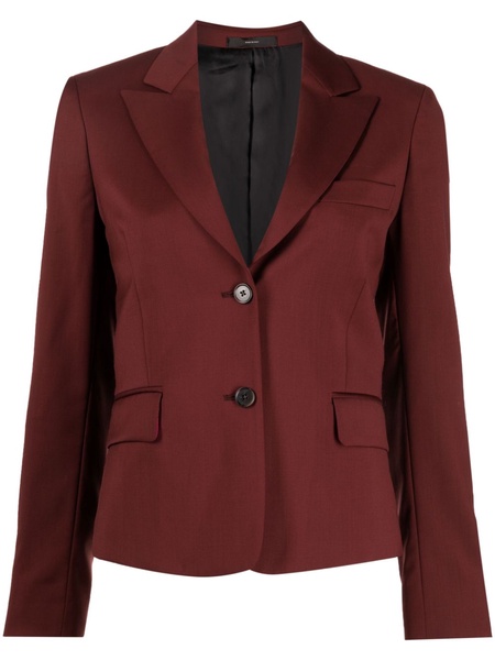 single-breasted wool jacket