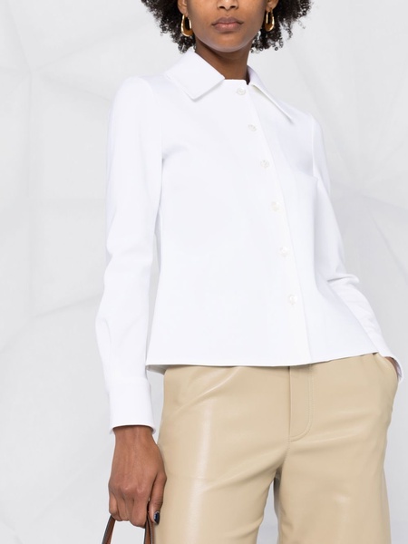 button-fastening long-sleeve shirt