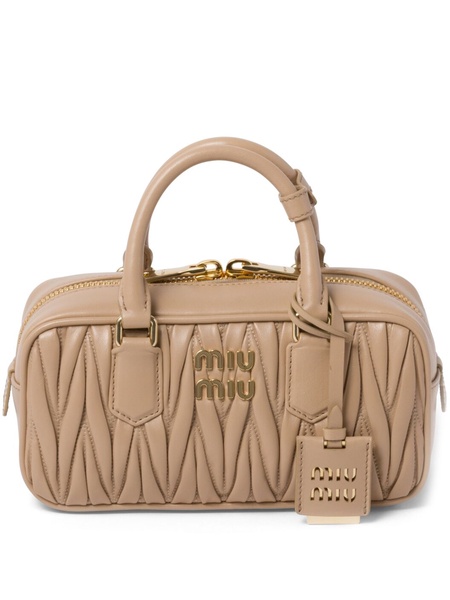 Arcadia quilted nappa-leather bag