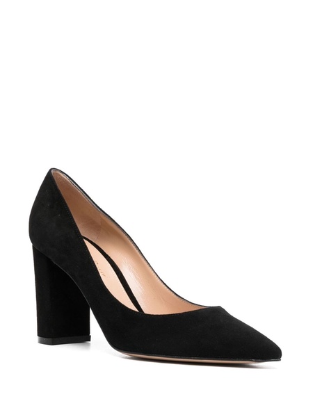 Piper 85mm suede pumps