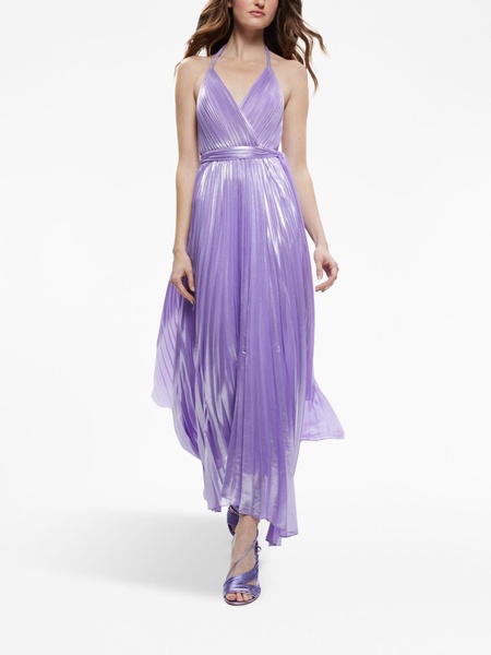 Arista pleated maxi dress