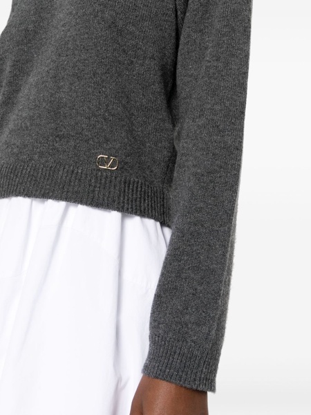 VLogo cashmere jumper