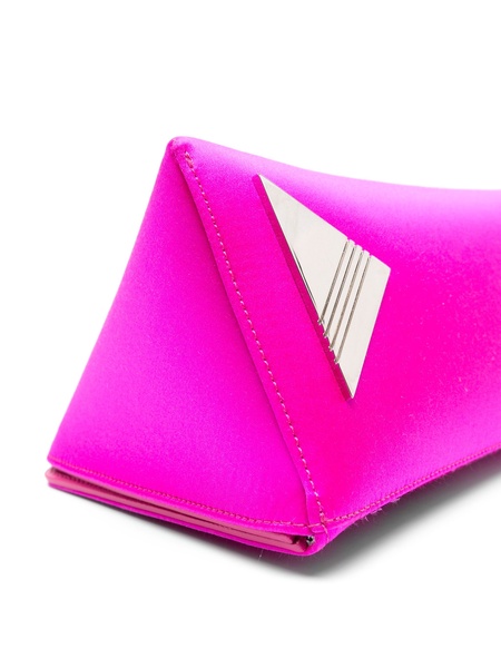 8.30PM satin-finish clutch bag