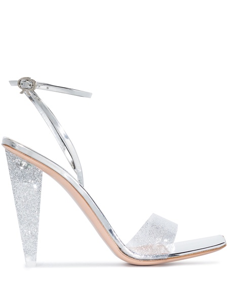 Odyssey 150mm glitter-embellished sandals