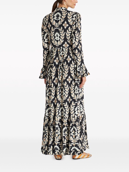 Visconti Ghirlanda-print maxi dress