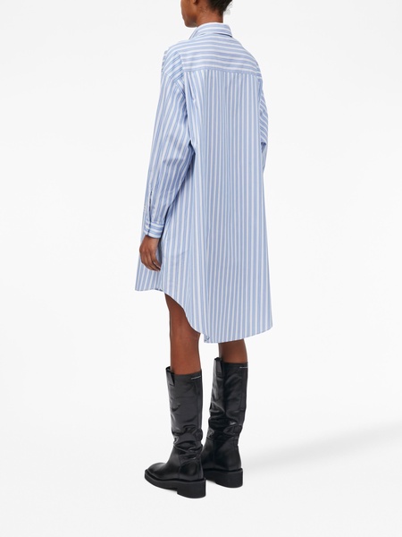 striped shirt dress