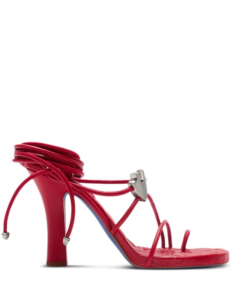 Ivy Shield 105mm strappy sandals